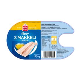 FINE LIFE MAKREELFILETS IN ÖL 170 G