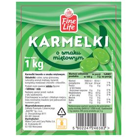 FINE LIFE MINT CARAMELLS 1KG 5 STK