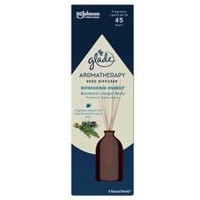 GLADE AROMATHERAPIE REED DIFFUSER ERFRISCHENDE ENERGIE LUFTERFRISCHER Duftstäbchen Rosmarin + Wacholderbeere 80 ml