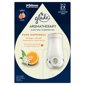 GLADE AROMATHERAPIE ELECTRIC PURE HAPPINESS ELEKTRODIFFUSOR ORANGE + NEROLIBLUME 20 ML