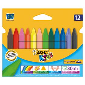 BIC KIDS PLASTIDECOR DREIECK 12 FARBEN