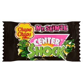 CHUPA CHUPS CENTER SHOCK MR SLIMER KAUGUMMI ORANGE 4G 100 STÜCK