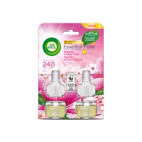 AIR WICK ÄTHERISCHE ÖLE ELEKTRISCHER ERFRISCHER ERFRISCHER MAGNOLIE & KIRSCHBLÜTE 19 ML 2 STÜCK