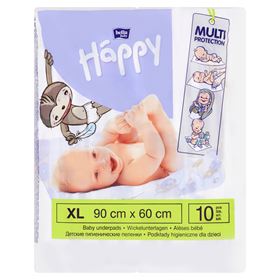 BELLA BABY HAPPY HYGIENE BADDERS FÜR KINDER 90 X 60 CM 10 STÜCK