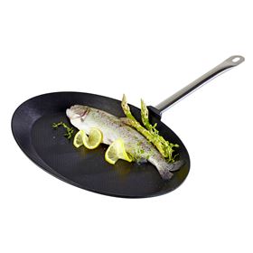 HENDI OVAL FISCHPFANNE 629604 40X27,5 CM