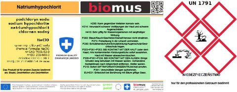 Natriumhypochlorit 1L BIOMUS