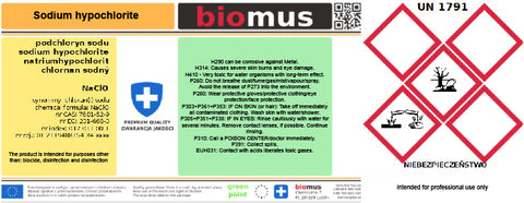 Natriumhypochlorit 1L BIOMUS