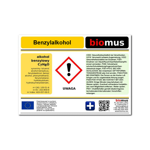 Benzylalkohol 25L BIOMUS