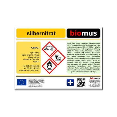 Silbernitrat 100g BIOMUS