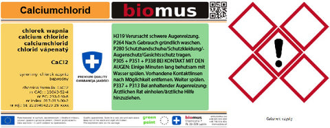 Calciumchlorid wasserfreies reines Calciumchlorid CACL2 1kg BIOMUS