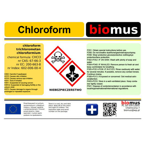 Chloroform 250ml BIOMUS