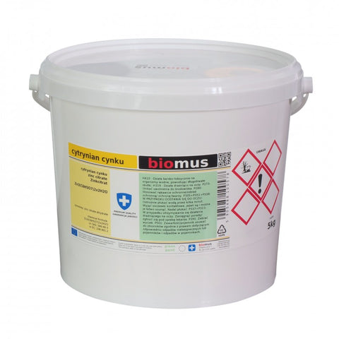 Zinkcitrat Dihydrat 5kg BIOMUS