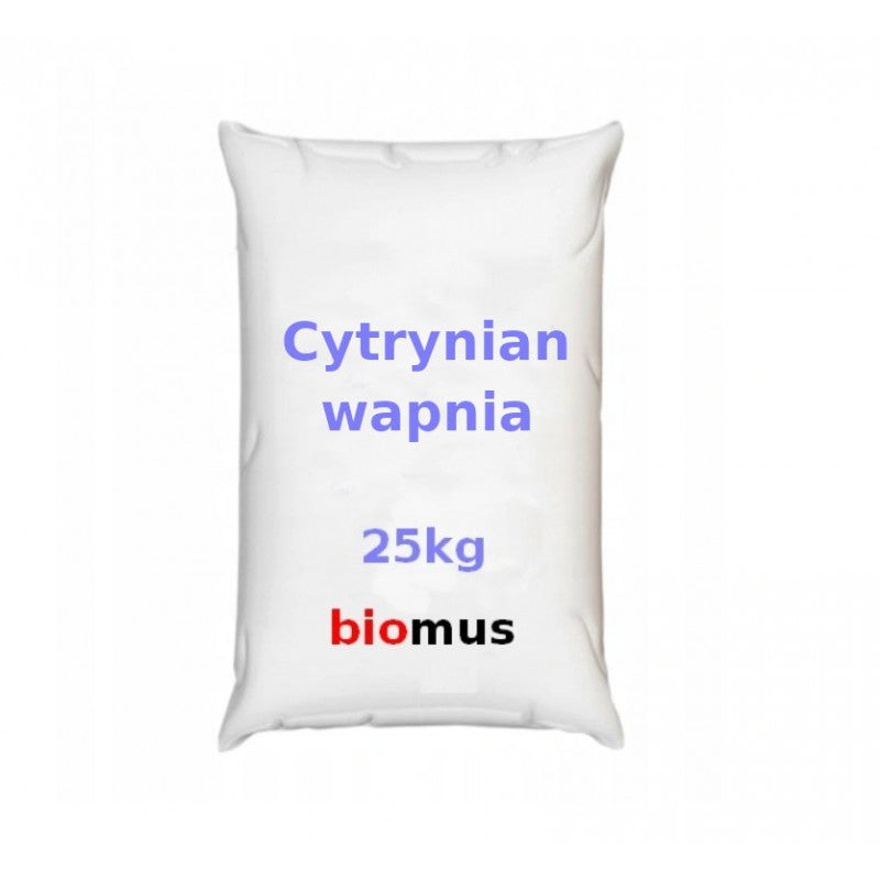 Citrate de calcium 25kg Biomus