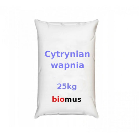 Citrate de calcium 25kg Biomus