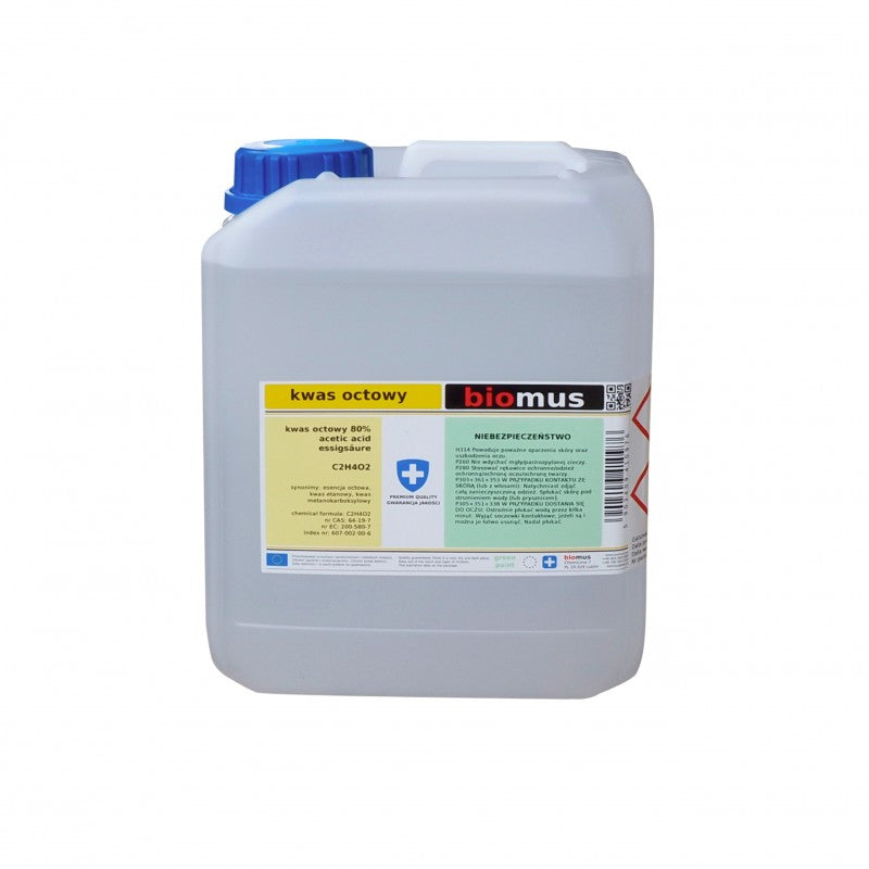 Acetic acid 80% vinegar essence 5l BIOMUS