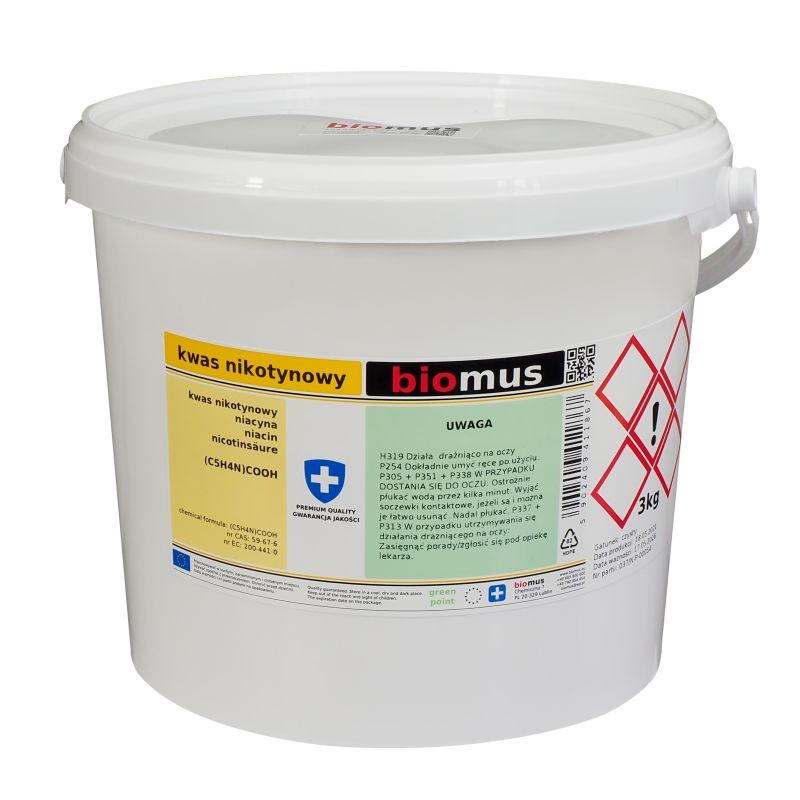 Nikotinsäure Niacin 25kg BIOMUS