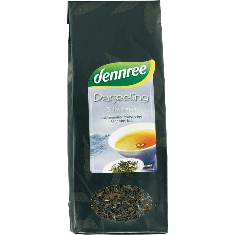 Schwarzer Darjeeling-Blatttee BIO 100 g - DENNREE