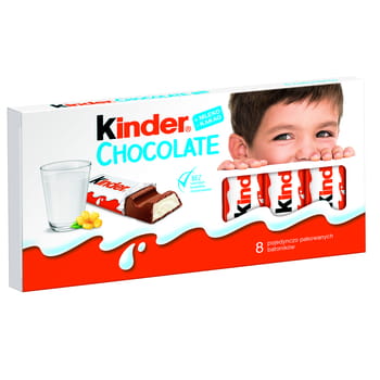 Kinder Chocolate Schokoriegel 8 Stück Ferrero 100g