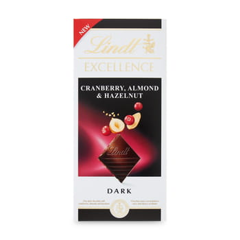 Chocolate Excellence Cranberry Mandel Haselnuss Lindt 100g