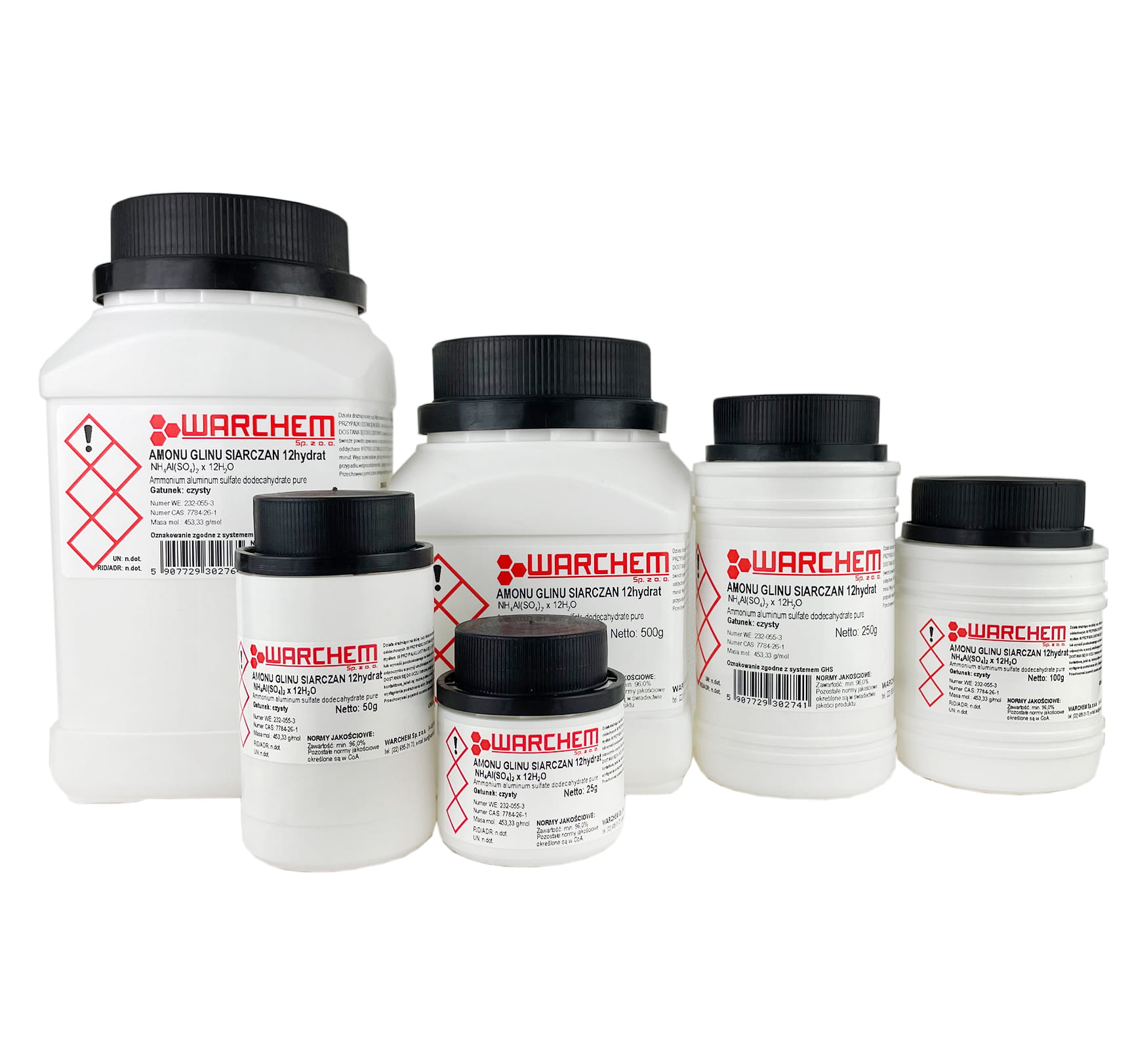 AMMONIUMALUMINIUMSULFAT 12hydrat - rein 25g WARCHEM