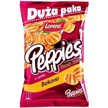 Chips Peppies Bacon Lorenz 100g