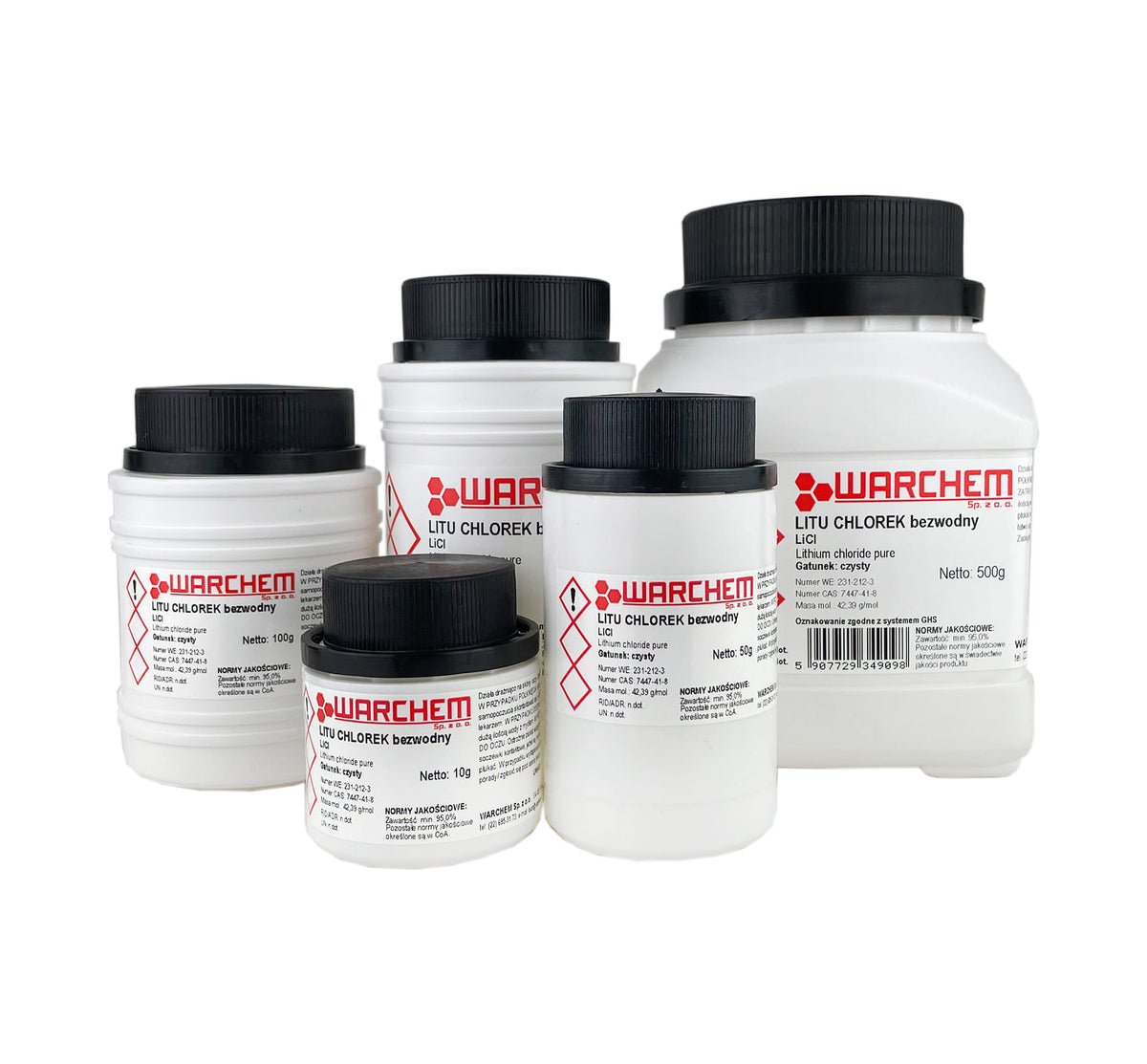 LITHIUMCHLORID wasserfrei - rein 10g WARCHEM