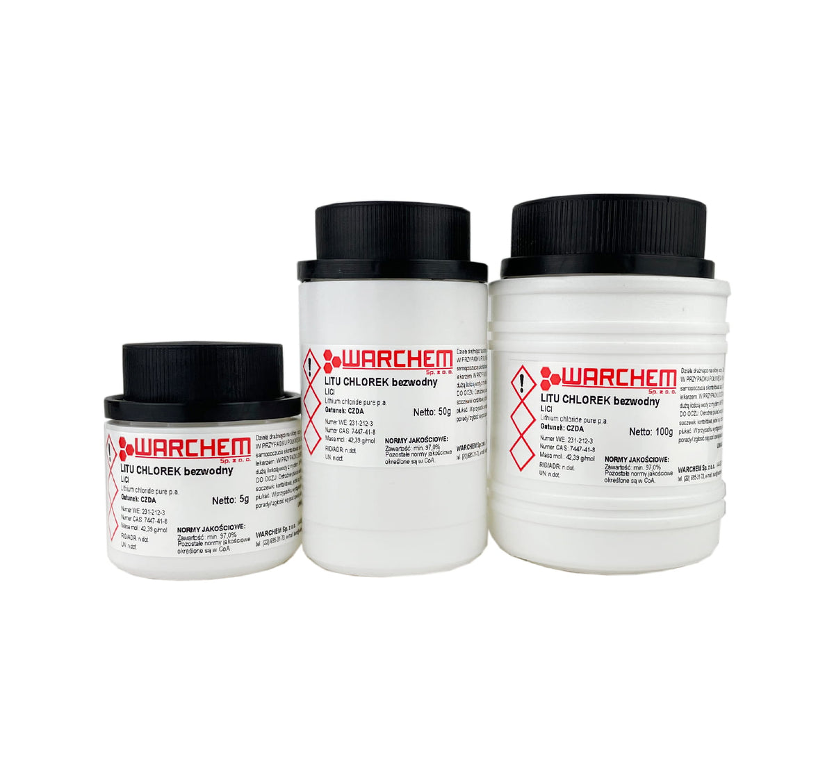 LITHIUMCHLORID wasserfrei – REIN 5g WARCHEM