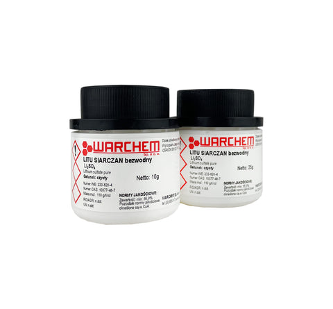 LITHIUMSULFAT wasserfrei - rein 10g WARCHEM