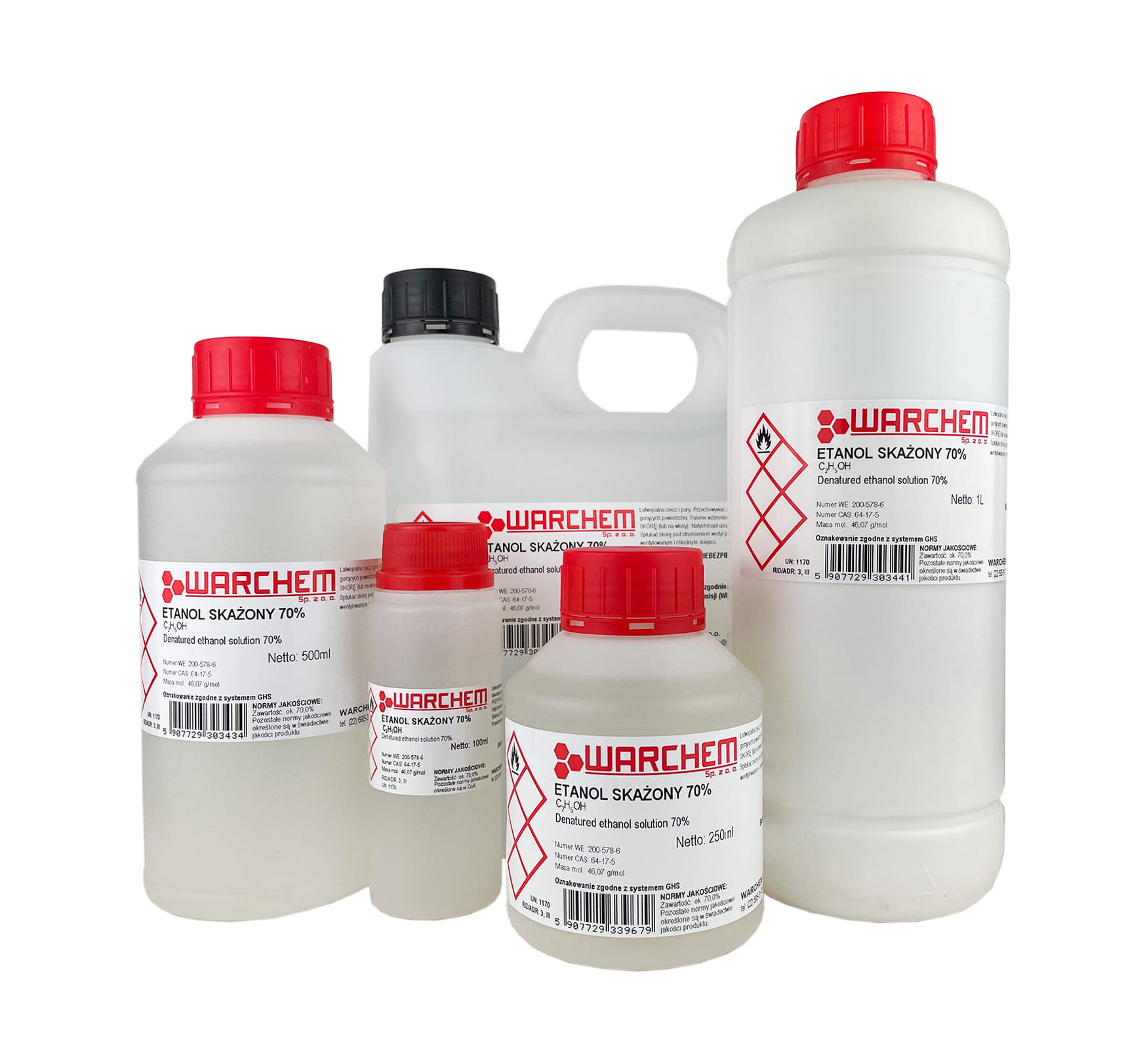 ETHANOL denaturiert 70 % 100 ml WARCH