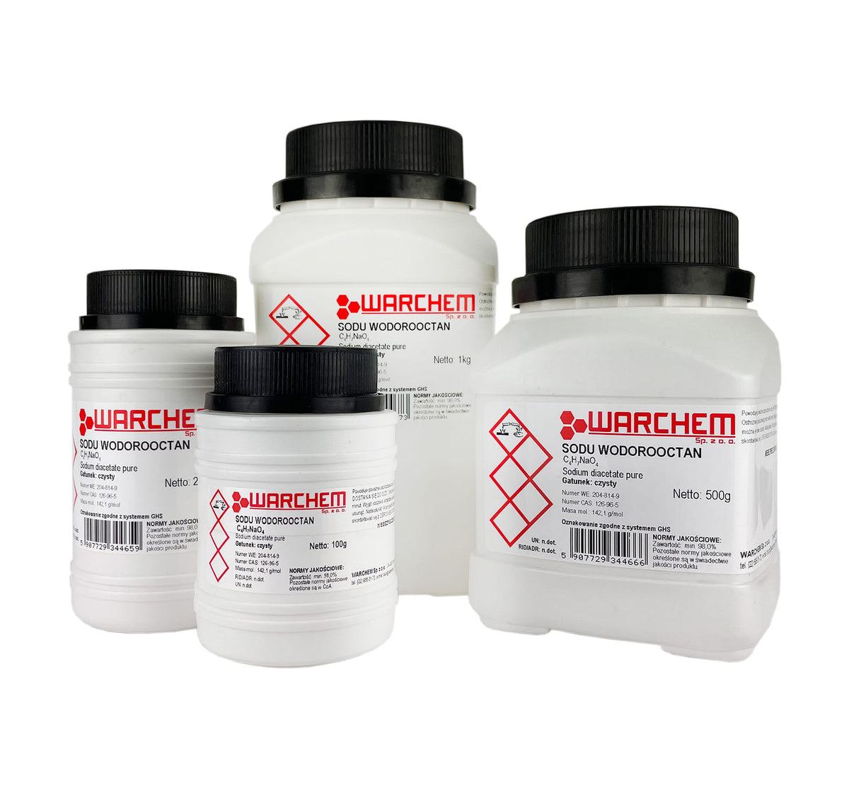 NATRIUMHYDROACETAT - rein 100g WARCHEM