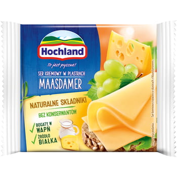 Frischkäse geschmolzen in Scheiben Maasdamer Hochland 130g