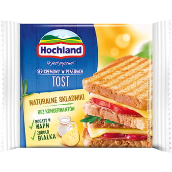 Frischkäse geschmolzen in Scheiben Hochland-Toast 130g