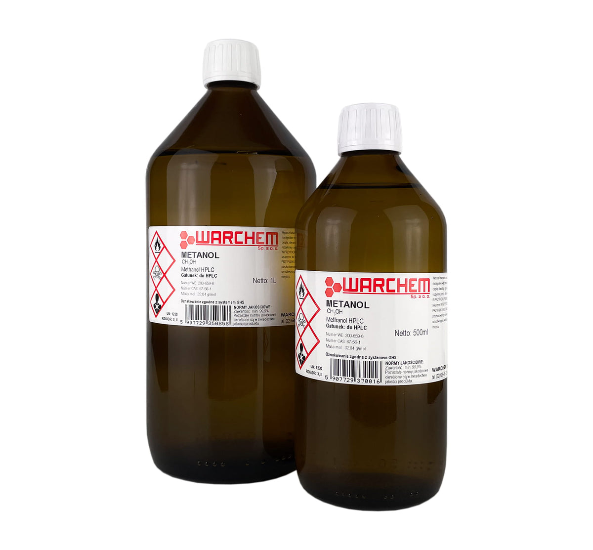 METHANOL – für HPLC 500 ml WARCHEM