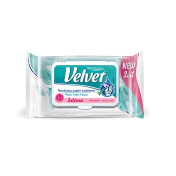 Nasses Toilettenpapier Velvet Intima 42St.