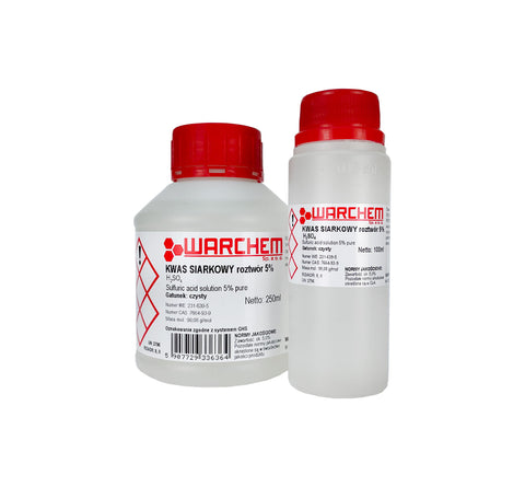 SCHWEFELSÄURE 5 % - rein 100 ml WARCHEM