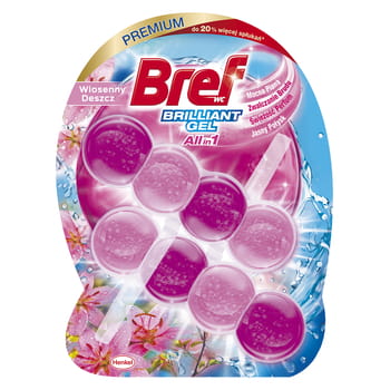 Toilettenanhänger Bref Brilliant Gel Spring Rain 2x42g