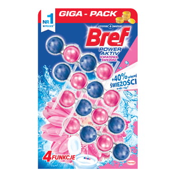 Bref Power Aktiv Floral Freshness Toilettenaufhänger 4x50g