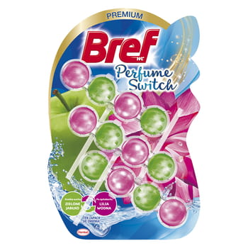 Toilettenanhänger Bref Perfume-Switch Apple&Lily 3x50g