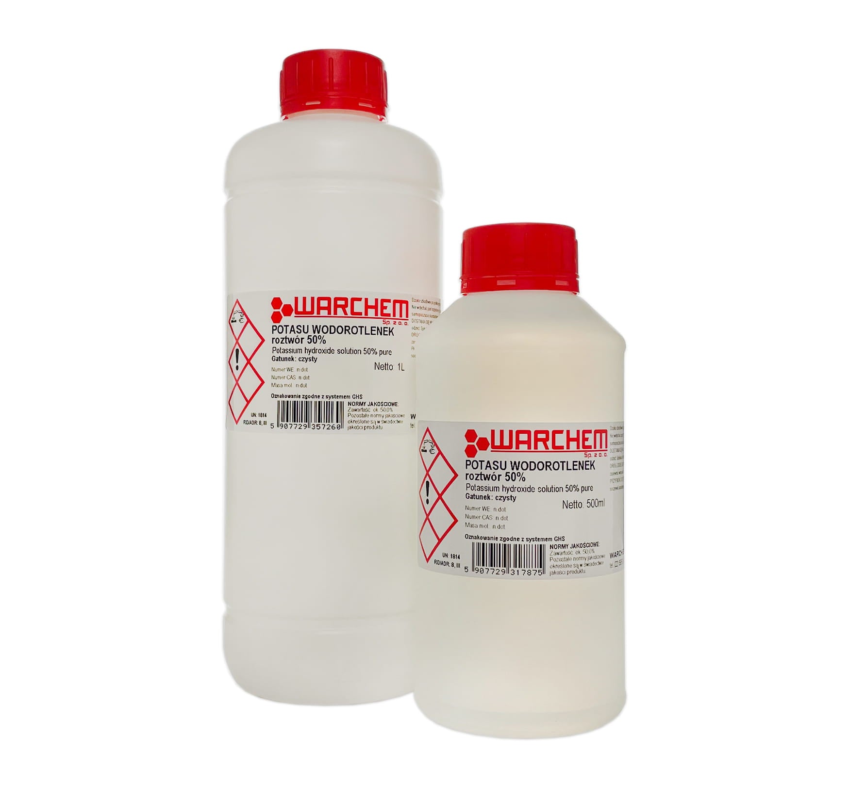 KALIUMHYDROXID-Lösung 50 % - rein 100 ml WARCHEM