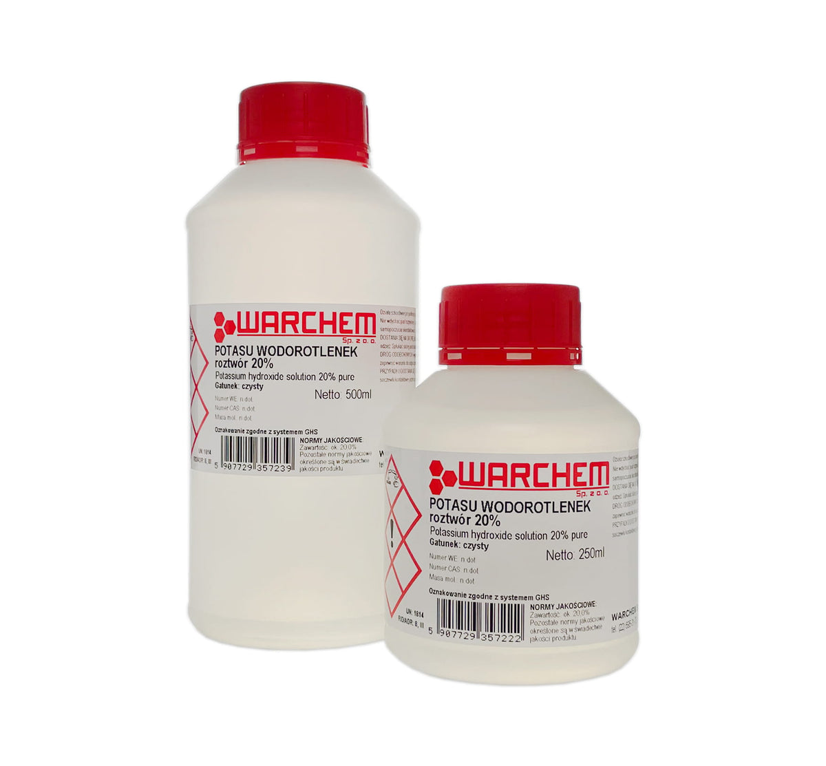 KALIUMHYDROXID-Lösung 20 % - rein 100 ml WARCHEM