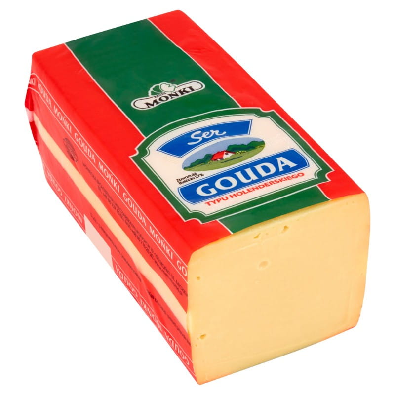 Nach Gewicht: Gouda Mońki-Käse (Scheiben ca. 100 g)