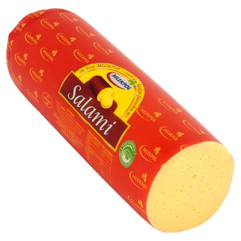 Von der Waage: Salami Mlekpol-Käse (Scheiben ca. 100g)