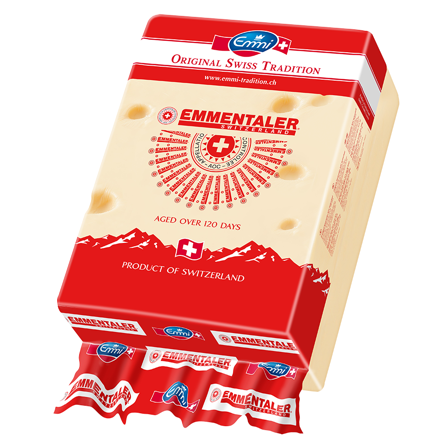 Aus der Waage: Emmentaler Emmi Swiss (Scheiben ca. 100g)