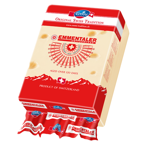 Aus der Waage: Emmentaler Emmi Swiss (Scheiben ca. 100g)