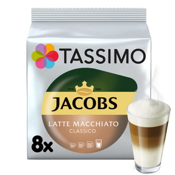 Kaffeekapseln Tassimo Latte Macchiato Classico Jacobs 264g