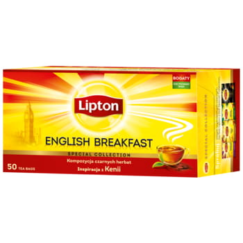 Teebeutel English Breakfast Lipton 50 Beutel 100g