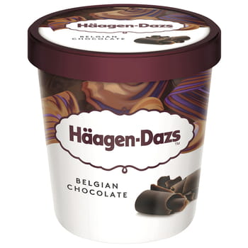 Gefrorenes Eis Haagen-Dazs Belgische Schokolade 460 ml