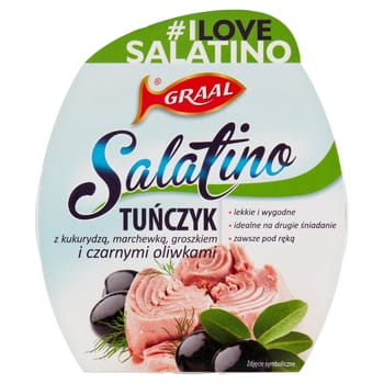 Salatino Thunfisch mit schwarzen Oliven 160g