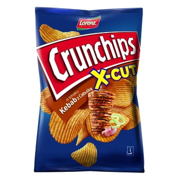 Crunchips x-cut Kebab-Chips mit Zwiebeln 140g