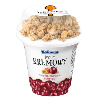 Cremiger Joghurt mit Kirsche, Süßkirsche und Müsli 230g